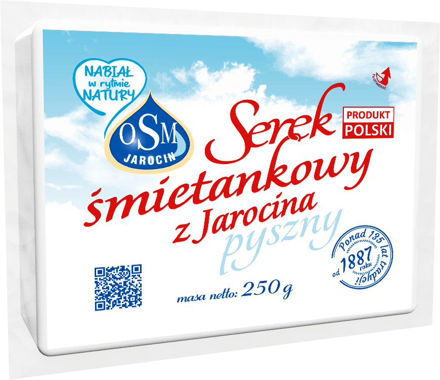 Serek śmietankowy pakowany próżniowo 250 g